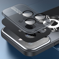 Casing Magnetik iPhone 16 Pro, Mendukung Pengisian Daya Nirkabel, Pelindung Ponsel, Pegangan Ponsel