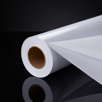 Rouleau d'étiquettes en papier synthétique PP imperméable, auto-adhésif, brillant, rouleau d'étiquettes en PP pour impression jet d'encre, étiquette synthétique PP pour impression laser jet d'encre