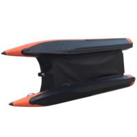 Bateau Catamaran Gonflable Certifié CE pour 4 Personnes, Bateau de Course en PVC TPU à Vendre