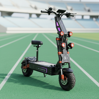 Scooter Eléctrico Obarter de 60V 60Ah con Doble Motor, Scooter Eléctrico para Adultos con Frenos de Aceite de 14 Pulgadas, Largo Alcance, Nuevo Diseño, Impermeable (IP65)