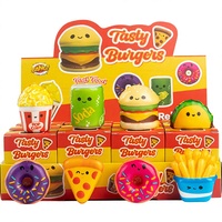 Figurines de collection tendance en verre souple à rebond lent, thème alimentaire, en boîte mystère, pour 14 ans et plus, vente en gros directe usine, pour le marché international