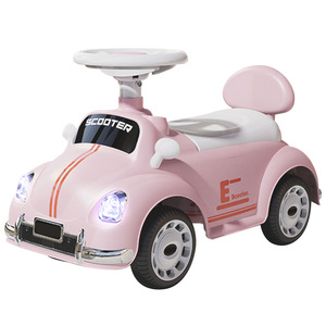 Fábrica al por mayor de alta calidad de plástico de cuatro ruedas clásico bebé andador Push Slide <span class=keywords><strong>coche</strong></span> de juguete niño eléctrico Ride-On coches para niños - Product Image 2