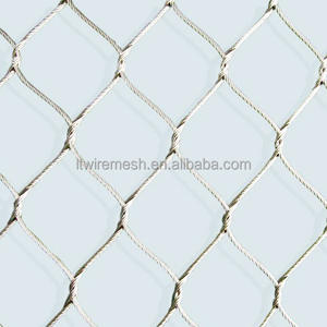 In De Fabriek Gemaakte Ss304 Roestvrijstalen Vogelvolière Netten Van Effen Geweven Gaas Met Zwart Oxide Touwgaas Inbegrepen - Product Image 5