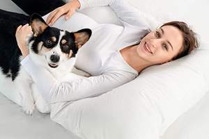 U-förmiges Schwangerschaft kissen-Volles Schwangerschaft kissen-Mutterschaft körper kissen für Schwangere-zur Linderung von Seitens chlaf-und Rückens ch merzen - Product Image 3