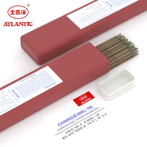 Électrode recouverte en acier inoxydable <span class=keywords><strong>à</strong></span> faible teneur en carbone Atlantic 2,5 mm AWS E308L-16 <span class=keywords><strong>pour</strong></span> <span class=keywords><strong>soudage</strong></span> <span class=keywords><strong>à</strong></span> <span class=keywords><strong>l</strong></span>'<span class=keywords><strong>arc</strong></span>, certifiée ISO9001, faible éclaboussure - Product Image 4