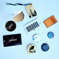 Étiquette RFID XRH 13,56 MHz 80 mm en PVC, carte plastique en résine avec puce N213, code QR, autocollant numérique pour menu de table de restaurant, étiquette NFC intelligente en époxy
