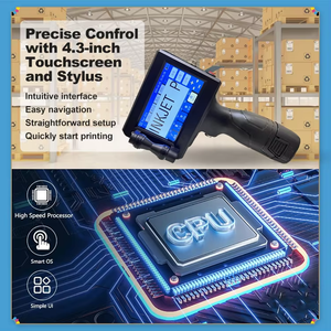 WISEPRINT Datumprinter Logo Batchcodeermachine Inkjetprinters HP-WP127 Halve Inch Draagbare Houdbaarheidsdatum Handheld Inkjetprinter - Product Image 3