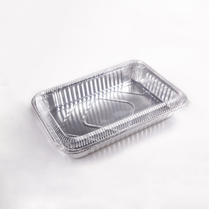 Calidad al por mayor TIA CB63 12,5 pulgadas placa cuadrada comida congelada restaurante contenedores de papel de aluminio pequeño - Product Image 2