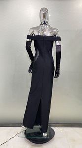 Gaun Pesta Mewah Elegan Baru dengan Pita Hitam, Berlian, untuk Acara Formal, Ulang Tahun, Koktail, Pesta Malam, Grosir Gaun Wanita - Product Image 4