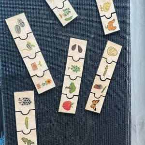 Heiße verkaufende Tiere zählen Zahlen Holz Kleinkind Puzzle Lern puzzles Holz für Kinder benutzer definierte