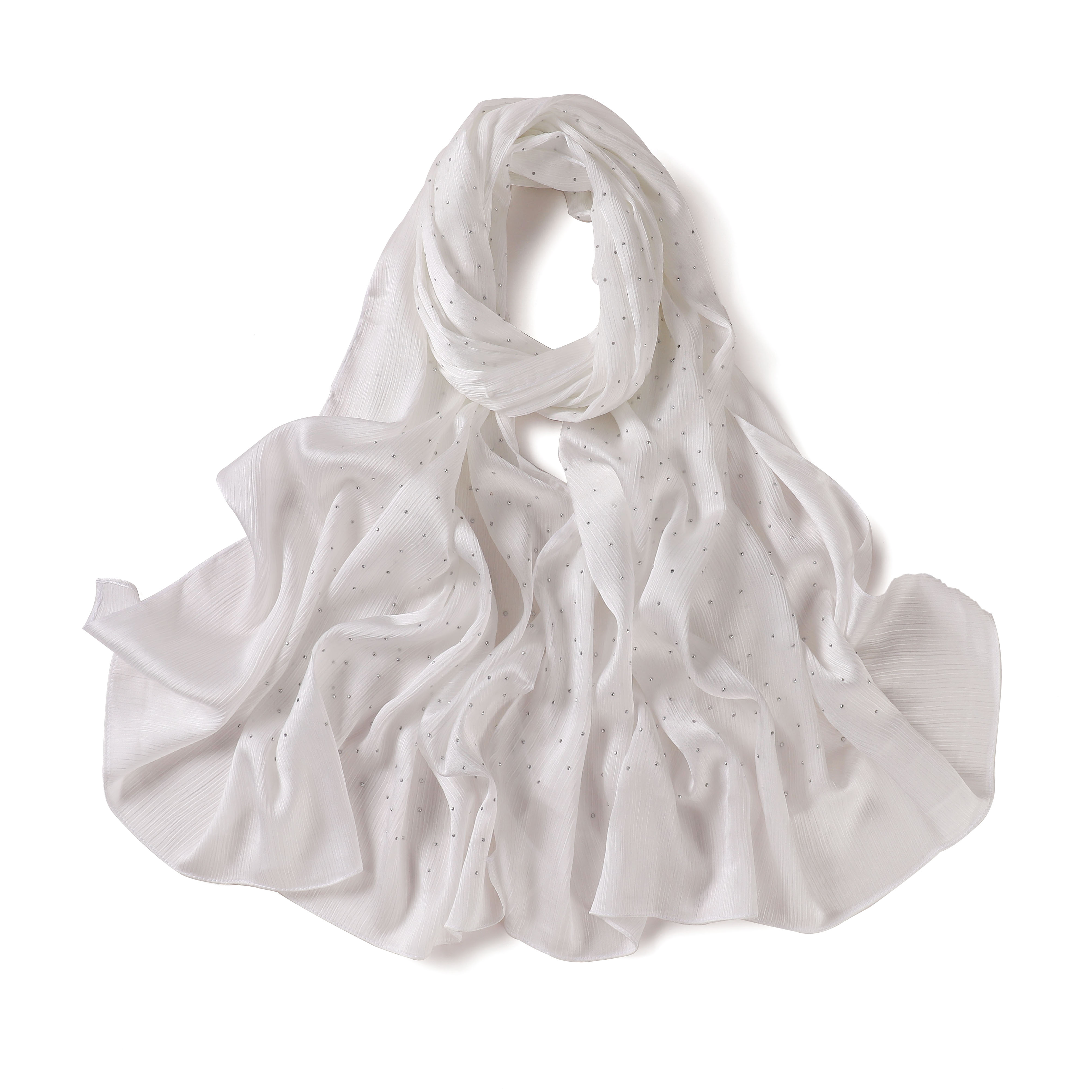 Scialle di raso con piega in pietra-#2