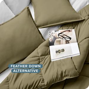 Parures de couette de luxe ultra-douces, série Premium 1800, alternative au duvet d'oie, pour literie - Product Image 5