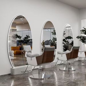 Espejo de Pared con Iluminación LED para Salón de Belleza, Estilo Dorado, Grande, de Cuerpo Entero, para Peluquería y Maquillaje, en Oferta - Product Image 5