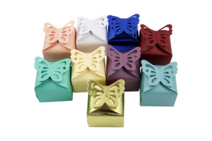 Đáng Yêu Đa Màu Sắc Bướm Mô Hình Kẹo Hộp Giấy Wedding Party Ủng hộ Sô Cô La Hộp Giấy Cho Phòng Trăng Tắm Sinh Nhật Đảng - Product Image 3