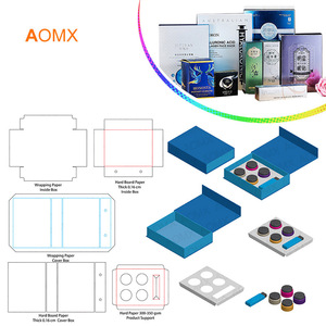 factory Luxury Cardboard Rectangular Paper Gift Jewelry Packaging Box with Ribbon