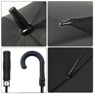 Custom Automatic Golf Printing Business Promotion Gifts <b>Windproof</b> Straight <b>Umbrella</b> With Logo - Product Image 5