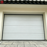Fournisseur de portes de garage modernes Bolang, portes de garage en acier galvanisé 16x7, 9x7, 8x7, isolation acoustique, portes de garage personnalisées avec porte de garage pour voiture