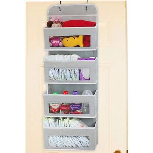 Organisateur mural de rangement de haute qualité, nouveau design, à suspendre sur la porte, avec poche transparente - Product Image 3