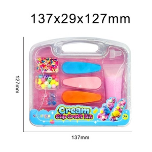 Kit <span class=keywords><strong>de</strong></span> Arte y Manualidades, Accesorios DIY, Kit <span class=keywords><strong>de</strong></span> Pegamento en <span class=keywords><strong>Crema</strong></span> para Hacer Accesorios para el Cabello, Suministros para Manualidades con Pinzas <span class=keywords><strong>de</strong></span> <span class=keywords><strong>Crema</strong></span> para Niñas - Product Image 2