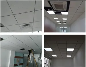 Panneau de plafond de gypse de PVC, faux plafond de panneau de gypse