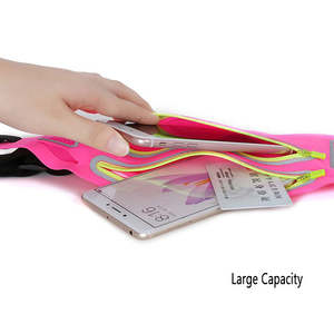 Ceinture <span class=keywords><strong>de</strong></span> <span class=keywords><strong>sport</strong></span> réfléchissante imperméable <span class=keywords><strong>de</strong></span> nouvelle conception ODM, sac banane pour téléphone portable, sac <span class=keywords><strong>de</strong></span> course à pied - Product Image 5