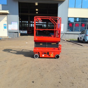 Plataforma Elevadora de Tijera Eléctrica de 4 Metros, Antideslizante, Industrial, Capacidad de 100 kg, para Uso en Almacenes - Product Image 4