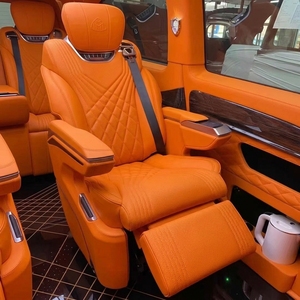 エアロシート星空ラグジュアリーVIPレザー防水ソファベッド メルセデス・ベンツVクラス/V250/VITO/ヴェルファイア/ハイエース スプリンターバン用 - Product Image 1