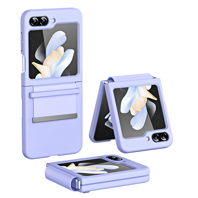Luxury Full Protection Mobile Phone Cases for Samsung Z Flip 6 Retractable Design 6th Generation PC Material Opp Bag Packaging