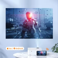 Projecteur LED T3 1080P pour la maison et le bureau, mise au point manuelle, 5500 lumens, pour le divertissement et les cinémas à domicile
