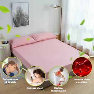 Sábana de Cama Bordada de Alta Calidad, Tamaño Individual, para Conexión a Tierra, para Hoteles y Hospitales - Product Image 4