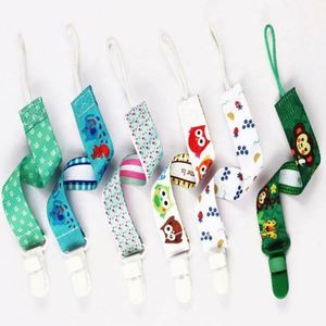 Wholesale Polyester Sublimation Ribbon Animal Pattern Baby <b>Pacifier</b> Holder with Dummy Clips for Baby Teething - Product Image 5