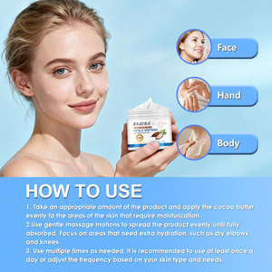 Crème Visage au Beurre de Cacao et Collagène, Baume Réparateur Naturel Végétalien pour la Barrière Cutanée, Crème Éclaircissante Hydratante et Apaisante pour le Visage - Product Image 5