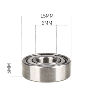 Rodamiento rígido de bolas 6204 6203 6200 6202 6201ZZ RS Motor herramienta eléctrica motocicleta - Product Image 1