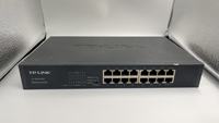 Commutateur TP-LINK TL-SG1016DT V8.0, Commutateur Gigabit 16 ports, Isolation VLAN, Clonage de réseau, Commutateur en boîtier acier, Commutateur de surveillance