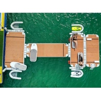 Bateau flottant plate-forme pneumatique canapé bateau gonflable pontons jet ski dock flottant