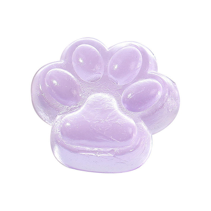 DHF New Fidget Toy Cat Paw Squishy Stress Ball Sensory Squeeze Toy Anxiety Relief Ice Splat Squishies TPR Mochi Kids Anti-Stress