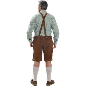 Lederhosen authentiques pour hommes, shorts en cuir véritable, tenues d'Oktoberfest, vêtements traditionnels allemands, longueur courte pour hommes - Product Image 6