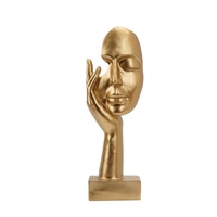 Figurine d'artiste abstraite personnalisée, sculpture silencieuse, décoration d'intérieur