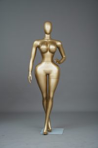 Mannequins gonflables en gros, dorés et noirs, en plastique ABS, grande taille, courbes féminines, modèles BBL, pour boutique de vêtements et soutiens-<span class=keywords><strong>gorge</strong></span> de grande taille - Product Image 2