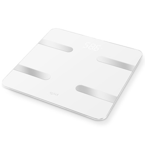 Báscula Digital Inteligente Fitblue Blanca para Medición de Peso Corporal con Conectividad a Aplicación Móvil - Product Image 1