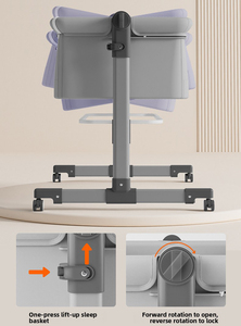 <span class=keywords><strong>Cuna</strong></span> 3 en 1 para Bebé 2026 con Mosquitera, Malla Transpirable y Ruedas - Diseño Luna y Estrellas, <span class=keywords><strong>Cuna</strong></span> Convertible - Product Image 5