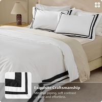 Juego de Sábanas King Size de Algodón Egipcio Orgánico Moderno de 300 Hilos, 2 Fundas de Almohada, Sábana Ajustable de Lujo para Hotel con Bolsillos Profundos, Diseño Floral Jacquard