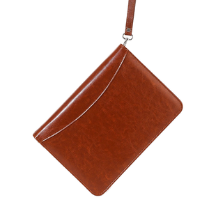 Carnet A5 en cuir durable, classeur multifonctionnel avec pochette de rangement détachable à fermeture éclair, format créatif à feuilles mobiles, couverture rigide pour affaires, Xiwan - Product Image 1