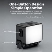 Mini lampe vidéo LED magnétique étanche à dégagement rapide pour DJI Action Pocket 3, éclairage portable pour caméra de vlog