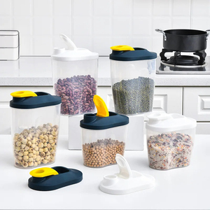 1000/1500ML récipient de stockage des aliments en plastique cuisine réfrigérateur boîte à nouilles réservoir de stockage multigrains boîtes scellées transparentes - Product Image 2