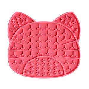 Solido eco-friendly Pet Lick Pad Slow Food Bowl per cani gatti piccoli cuccioli di animali da compagnia in Silicone giocattolo cibo per cani - Product Image 6