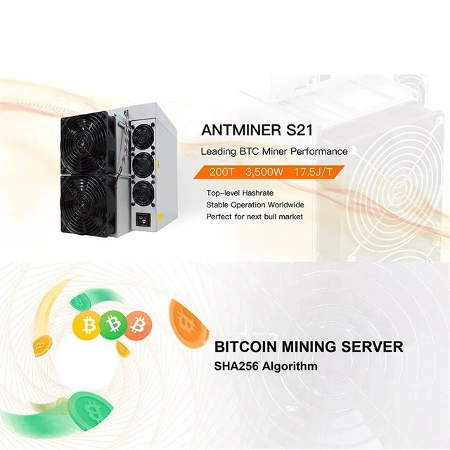 bitmain antminer s21pro 245T Crypto Mining Machine All-In-One Btc Mining Machine With Psu Fast Delivery Computer Data Processor