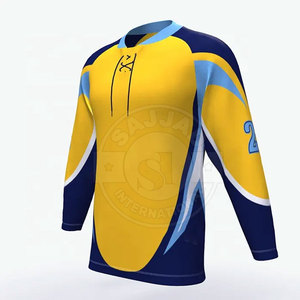 100% maillot de Hockey sur glace en polyester en taille adulte maillot d'entraînement maillot de Hockey sur glace d'équipe sportive de couleur unie - Product Image 2