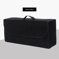 Sac de rangement portable moderne en feutre polyester pour coffre de voiture avec organisateur de dossier de siège en maille Oxford, boîte de rangement pliable pour voyage arrière