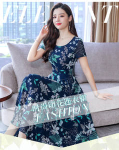 <span class=keywords><strong>ชุด</strong></span>เดรสฤดูร้อนผู้หญิง <span class=keywords><strong>แขน</strong></span><span class=keywords><strong>สั้น</strong></span> ลา<span class=keywords><strong>ย</strong></span>ดอกไม้ คอกลม ความ<span class=keywords><strong>ย</strong></span>าวปานกลาง สำหรับ<span class=keywords><strong>ผู้หญิง</strong></span> - Product Image 5